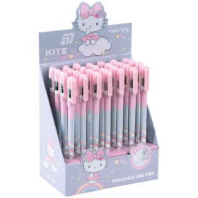 Ручка Kite гелевая "пиши-стирай" Hello Kitty HK25-068, синяя (28)