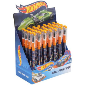 Ручка Kite шариковая HW21-032, синяя Hot Wheels (28)