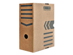 Бокс архівний картонний 35×24×10 см, вертикальний, крафт