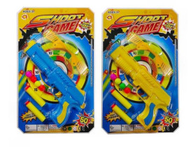 Пістолет 288 P-10 (288/2) 2 кольори, 2 види патронів, пакування - мішень, на листі