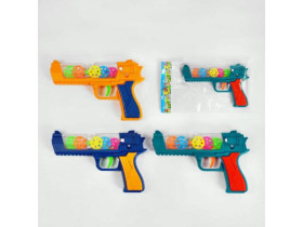 Пістолет 7363-9 (288) 3 кольори, підсвічування, у пакеті