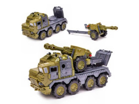 Мобільний артилерійський комплекс 336 в.2 Orion стріляє снарядами, відкриваються двері