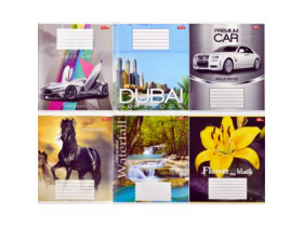 Зошит Мрії тв,кольоровий 36арк Клітка (16шт/256)