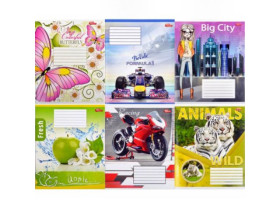 Зошит Мрії тв,кольоровий 12арк Лінія (20шт/560)