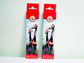 Олівці KOH-I-NOR 6кол.Зоопарк (24шт)