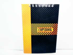 Блокнот А6, м'яка обкладинка, верхня пружина, 60 арк., "З" (40 шт.)