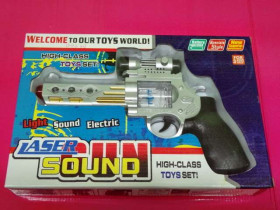 Пистолет 7608 В (96шт) звук,свет,на бат-ке