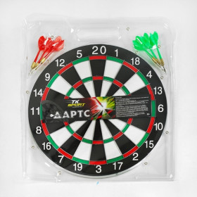 Дартс С 33995 "TK Sport" з металевою сіткою, розмір 15", в слюді