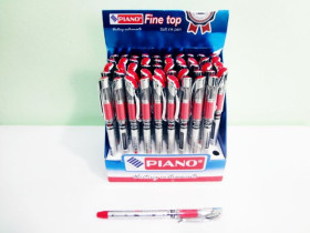 Ручка масл.PT-209 Piano Manner червона (50шт)