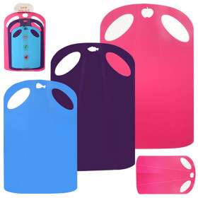 Дошка обробна гнучка, набір 3 шт., 40×25,5 / 34×21 / 28×17 см, арт. R15444