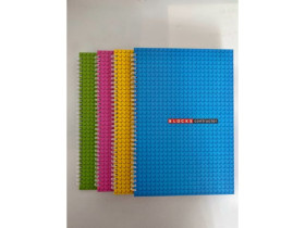 Зошит А4 ППТ-10 пружина збоку 80 арк Клітка тверда палітурка (8шт)