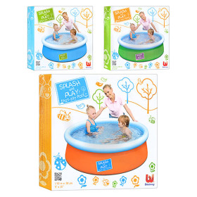 BW Бассейн 57241 (6шт) 477л, 152-38см, ремкомпл,в кор-ке