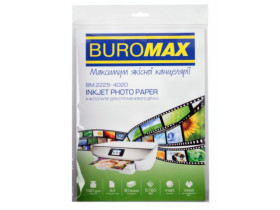 Фотопапір матовий А4, 180 г/м2, 20арк.BUROMAX BM.2225-4020