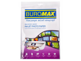 Фотопапір глянцевий А4, 230 г/м2, 20арк.BUROMAX BM.2220-6020