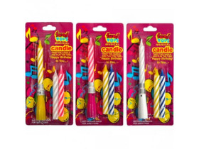 Набір свічок для торта С-10-94 музичн і3 шт (12/576)