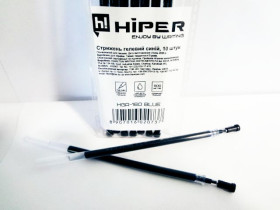 Стрижень гелевий Hiper HGR-160 (10шт) синій