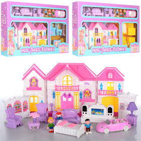 Домик WD-922A-B-E (12шт) 38 см,звук,свет,в кор-ке 63,5-32-7см