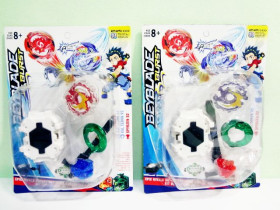 Игра LSD13A (240шт) BEYBLADE, юла на запуске, 4 вида, на листе,17-23-5см