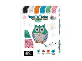 Термомозаїка 28055 (48) "4FUN Game Club", годинник “Сова”, 800+ намистин, в коробці