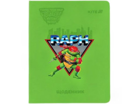 Дневник школьный Kite твердый переплет, Ninja Turtles NT25-264, PU