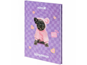 Щоденник шкільний Kite, тверда обкл, Studio Pets SP25-262-2