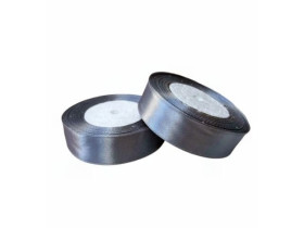 Стрічка атласна №17 сіра 2,5см*36у (5шт)