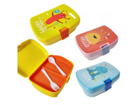 Ланч-бокс, пластик,з приборами, 8849, 11,5*17см, 35-2,470051