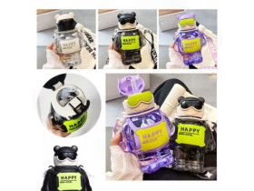 Поїльник, пластик, 750мл, 005ХХ, у формі Ведмедя, 35-14,470286