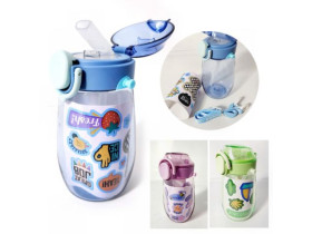 Поїльник пластик., з наліпками, 450мл, 35-13, 470291