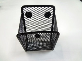 Стакан метал.чорний на магнітах 4,5*10*13,5см Імп 562014