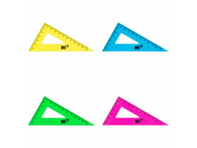 Трикутник Yes прямокутний флуор. 11 см 370305