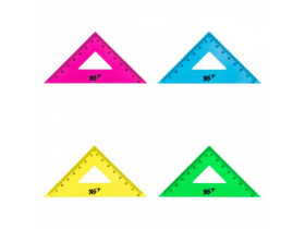 Трикутник Yes рівнобедрений флуор. 8 см 370575