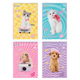 Альбом для рисования Kite, 30 л., SP25-243 спор., УФ лак+глитер, Studio Pets (8)