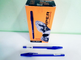 Ручка масл.HO-555 Hiper Tri Grip 0,7мм синя (50шт)