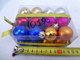 Шари ялинкові 035, 3см в коробці 24шт (144уп)