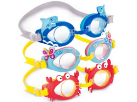 Окуляри для плавання 55610 (12шт) 3кол, 3-8 років