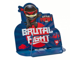 Підставка для книг фігурна Yes "Ninja", метал 470513