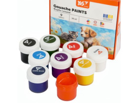 Фарби гуашеві Yes Orange Line 9 кол. 20 мл 230431