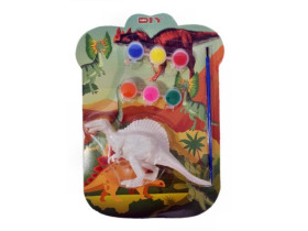 Набор гипсовый динозавр+краски,кисть 8-6/858220