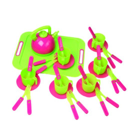 04-421 Посуда,32предм.з подносом (10шт)