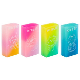 Гумка Kite K24-143 Jelly cat, кольорова асорті (24 шт)