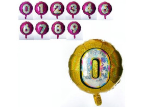 Фольгована цифра "1", золото, 45 см, арт. 3903 (25/500 шт.)