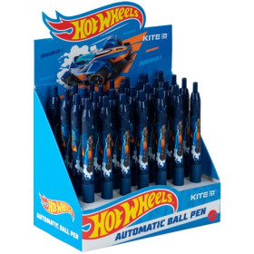 Ручка Kite шариковая автоматическая HW24-039, синяя (28шт)