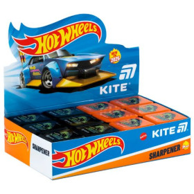 Точилка Kite з контейнером прямокутна Hot Wheels HW25-116 (24шт)