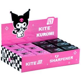 Точилка Kite с контейнером прямоугольная Kuromi HK25-116-2 (24шт)