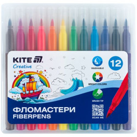 Фломастеры Kite Creative, кисточки, набор 12шт, K-1150 (12шт)