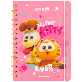 Дневник на спирали Kite Garfield GF25-438, твердый переплет
