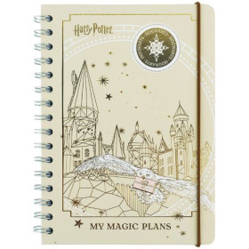 Дневник на спирали Kite Harry Potter HP25-438, твердый переплет