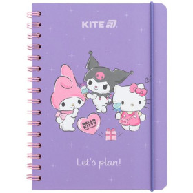 Дневник на спирали Kite Kuromi HK25-438-1, твердый переплет