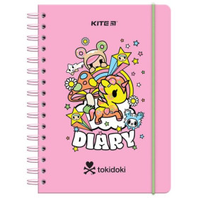 Дневник на спирали Kite tokidoki TK23-438, твердый переплет